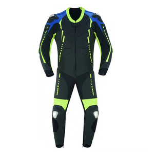 Traje de moto de alta calidad OEM, traje de cuero de moto personalizado, traje de carreras de moto de clasificación superior - Product Image 4