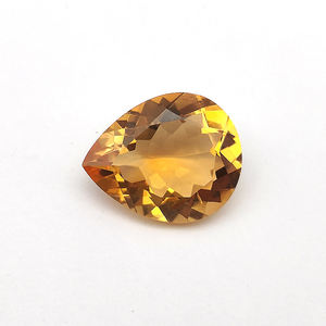 10 piezas de citrino natural 17x14x7mm pera faceta 87,40 Cts lote Iroc ventas piedras preciosas sueltas de alta calidad con agujero en la parte superior US $469 - Product Image 4