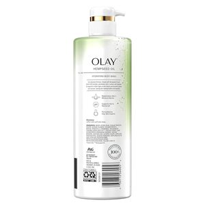 Gel douche hydratant Olay à l'huile de graines de chanvre et vitamine B3 pour femmes, 20 fl oz, lot de 4 - Product Image 3