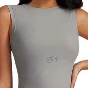 Mono sin Mangas para Mujer con Detalle de Falda Cruzada, Ajuste Elástico, Estilo Bodycon, Ropa Casual de Calle - Product Image 3