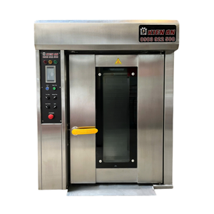 Four rotatif Altuntop à 8 plateaux, prêt à l'emploi, chariot 20 kW/h, certifié ISO, pour pain et baguettes, KIEN Vietnam, acier inoxydable, 380V/220V 1 - Product Image 3