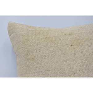 Beige Ikat <b>Patchwork</b> Wool Pillow 18x18 Inch Luxury Rustic Design Woven Floral Vintage Leaves Portable <b>Bedding</b> for Fall Halloween - Product Image 2