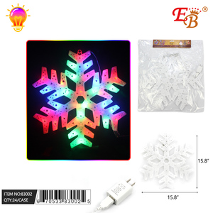 24PCS/CS 16 \ "LED Decoración de nieve con luces de Navidad - Product Image 1