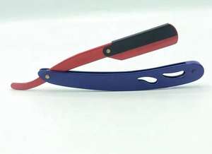 Cuchilla de afeitar de barbero de borde recto, cuchilla de afeitar de una sola hoja, regalo de Metal inoxidable para afeitado cercano, recto profesional para hombres - Product Image 4