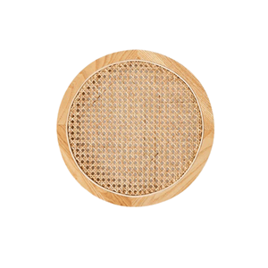 Handicraft 100% Eco-friendly Rattan <b>Wood</b> <b>Placemat</b> Natural Color Table Decoration Home decor Handmade in Vietnam - Product Image 2