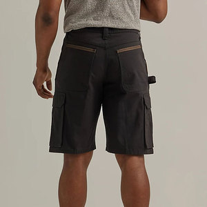 2024 hommes de haute qualité taille élastique Cargo Shorts personnalisé Nylon Fitness Style été décontracté Look avec motif solide taille XS - Product Image 2
