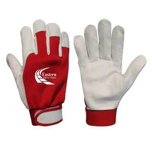 Venta al por mayor Guantes de seguridad de cuero de vaca Guantes de trabajo industriales con alta protección de soldadura para diversas aplicaciones industriales - Product Image 3