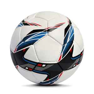 Ballon de football en cuir synthétique texturé fait à la main 32 panneaux cousu à la main en PU durable, vessie en butyle de Taiwan, qualité du match - Product Image 2