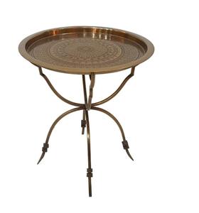 ชุดโต๊ะกาแฟอลูมิเนียมตกแต่ง2ชิ้นสำหรับเฟอร์นิเจอร์โรงแรมโต๊ะกาแฟทำด้วยมือ - Product Image 2