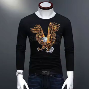 OEM Service Sublimation Impression Strass T-shirts En Gros Léger Strass T-shirts - Product Image 4