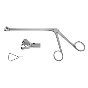 Fórceps artroscópicos ortopédicos 45 grados cesta derecha punzones fuente de alimentación Manual instrumentos de artroscopia derecha - Product Image 6