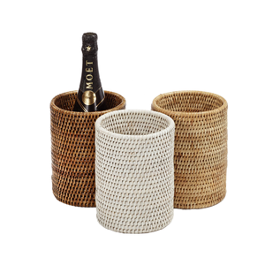 Juego de 2 Cestas de Almacenamiento de Ratán, Cestas Multifuncionales Ecológicas para Pan, Frutas y Decoración del Hogar, Venta al por Mayor - Product Image 3