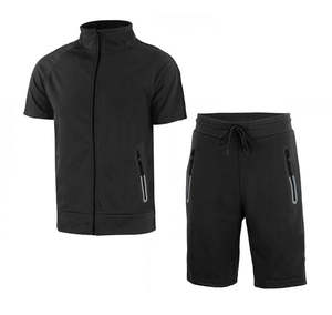 Ensemble décontracté deux pièces pour homme en tissu éponge tissé 100 % coton à séchage rapide, personnalisable, pour l'hiver - Product Image 4