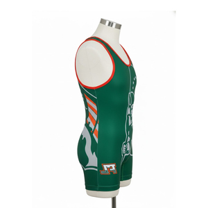 In New Arrival Wrestling Wear With Customize Design Men's Cool Dry Wrestling Singlets Made In Pakistan - Product Image 6