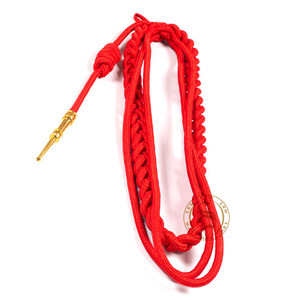 Red <b>Wire</b> Cord Aiguillette with Tags Best Quality Regimental Aiguillettes in Custom Designs and Colors for Dress Uniforms - Product Image 1
