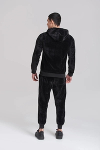 Ensemble de survêtement de compression pour homme, pantalon de survêtement à manches longues et fermeture éclair intégrale, vêtements de sport - Product Image 4