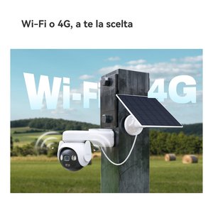 Cámara de videovigilancia AOV PT 4G Kit Panel Solar (Recargable) Blanco y Negro 3K 2880x1620 KITB7EDP3T1TEHEUFSP4 - Product Image 4