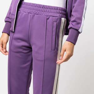 2025 dernier Style femmes pantalons décontracté vêtements d'hiver Logo personnalisé évasé pantalon de survêtement couleur unie haut fabricant nouveau Style - Product Image 4