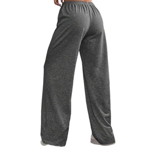 กางเกงวอร์มทรงแบ็กกี้ผ้าฝ้ายขากว้างสำหรับผู้หญิงกางเกงโอเวอร์ไซส์แบบผูกเชือกสำหรับฤดูหนาวตามสั่ง - Product Image 6