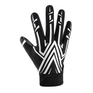 Gants de football américain légers et respirants personnalisés avec paume antidérapante, logo d'équipe extensible et meilleur prix - Product Image 2