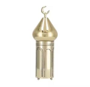 Farol de Ramadán de metal premium con diseño islámico clásico para mejorar el ambiente del mes sagrado en el hogar - Product Image 4