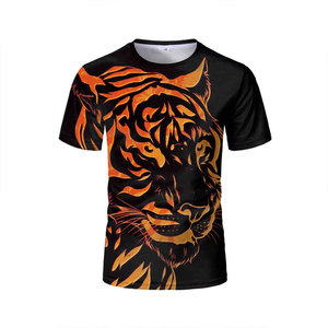 T-shirt pour hommes en polyester 100% de haute qualité Nouveau design graphique Impression par sublimation T-shirts de vente chaude - Product Image 5