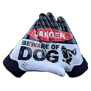 Gants de football américain confortables, logo personnalisé, poignée en silicone antidérapante, gants de rugby professionnels pour l'extérieur - Product Image 1