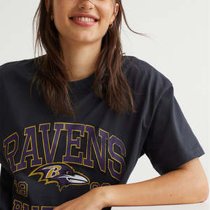 Camiseta de algodón de moda para mujer, camiseta informal de manga corta con cuello redondo, camiseta de moda de verano, Camiseta cómoda para uso diario - Product Image 4