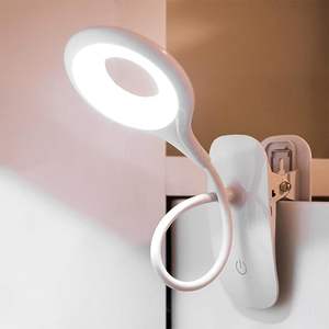 Lámpara de Escritorio LED con Control Táctil, Diseño de Cuello de Cisne, Luz Nocturna Recargable, Batería Eléctrica, Construcción de Plástico, 3 Intensidades - Product Image 2