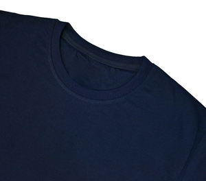 T-shirt personnalisé épais T-shirts grande taille pour hommes T-shirts 100% coton T-shirt surdimensionné à col montant uni vierge pour hommes - Product Image 3