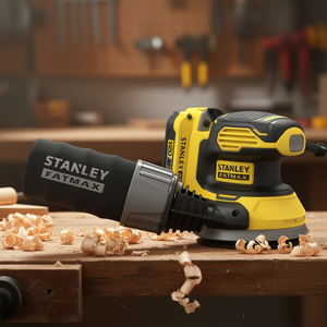 Lijadora Orbital Rotativa Stanley de 18V y 125MM, Herramienta de Alta Potencia para Trabajos Eficientes en Madera - Product Image 3