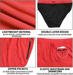 Shorts décontractés de yoga taille moyenne, doux, amples et respirants, imprimés sur mesure, de haute qualité, vente en gros en vrac - Product Image 5