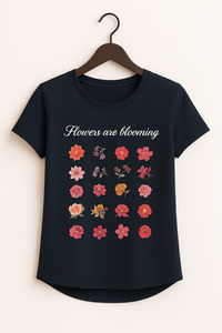 Conception personnalisée OEM femmes 100% coton Cap manches T-Shirt décontracté impression style à la mode vente en gros logo décoration tricoté - Product Image 3