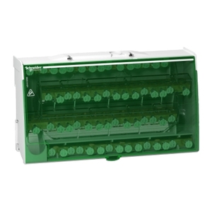 Per SCHNEIDER ELECTRIC LGY412560 Linergy DS 4P Blocco di Distribuzione a Vite 125A con 60 Fori - Product Image 1