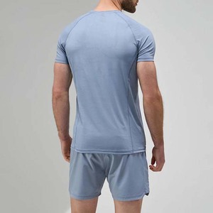 ชุดกางเกงขาสั้นสองชิ้นสำหรับผู้ชายกางเกงขาสั้นสำหรับผู้ชายเสื้อและเสื้อยืดสำหรับผู้ชายสไตล์ลำลองขนาดใหญ่พิเศษพิมพ์โลโก้ได้ตามต้องการสำหรับฤดูร้อน - Product Image 4