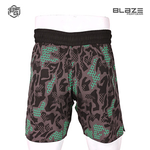 Alta calidad 6XL MMA Shorts personalizado al por mayor ropa de artes marciales para adultos Spandex estiramiento gimnasio uso correr patrón High Street - Product Image 5