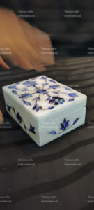 Best Selling Unique Collection White Marble Jewelry Box for Rings Earrings and More at Wholesale Price from Indian Supplier - Product Image 2