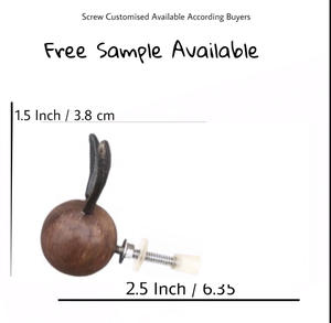 Modern Antique Rabbit Brass Cabinet Drawer Pull Handle with <b>Ceramic</b> <b>Knobs</b> Wooden <b>Cupboard</b> Door for Wardrobe Kitchen Bedroom Use - Product Image 3