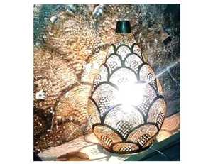 Lanternes marocaines en laiton et métal, de qualité, 12 pièces - Product Image 2