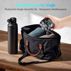 Afeitadora Eléctrica Rotativa de 6 Cuchillas para Hombre, Uso en Seco y Húmedo, Pantalla Digital, USB, para Rostros Calvos, Clasificación IPX7, para RV - Product Image 3