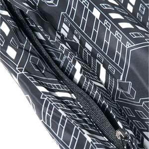 Veste décontractée abstraite sur mesure pour hommes pour l'hiver veste à capuche à fermeture éclair complète OEM de mode sportive veste élégante en polyester en gros - Product Image 6