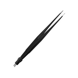 Pinzas de Coagulación Bipolares Reutilizables de Acero Inoxidable Negro, Pinzas Quirúrgicas Bipolares de Bayoneta para Neurocirugía y Microcirugía - Product Image 2