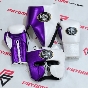 Customizable No Boxing No Life Set for Martial Arts Fitness Includes High Quality Real Leather Boxing <b>Gloves</b> Hand Grips Thick - Product Image 5