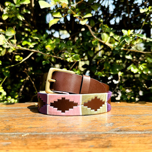 Último 2026 cinturón de polo de cuero de búfalo de agua ecuestre con hebilla de latón macizo 35MM de ancho Unisex excelente calidad - Product Image 3