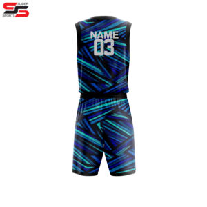 Personalizado para hombres equipos malla Reversible bordado alta calidad sublimación baloncesto Jersey uniforme - Product Image 2