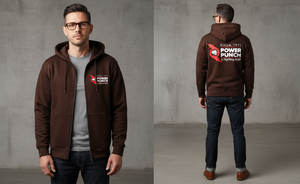 เสื้อสเวตเชิ้ตมีฮู้ดยูนิเซ็กซ์มีซิปรูดเต็มฤดูหนาว - Product Image 6