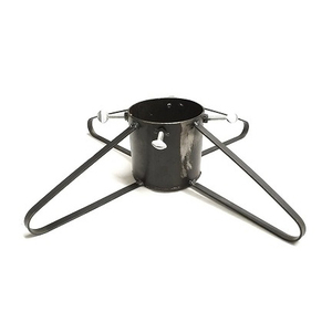 Support d'arbre de Noël en fonte de couleur personnalisée noire écologique en gros en métal de haute qualité - Product Image 1
