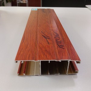 Porte coulissante profilé en aluminium vente d'usine 6000 à 7000 grain de bois sérieux | chanson hong aluminium vietnam - Product Image 3