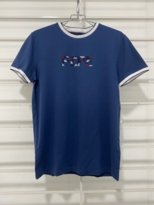 T-shirt court pour hommes de haute qualité 100% coton été mode Design tendance pour temps chaud Style décontracté solide 180 grammes tricoté - Product Image 3