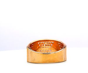 Anillo de Compromiso y Boda para Hombre con Diamante Natural Clásico Certificado por IGI, Corte Brillante Redondo, Oro de 14K, 4.00 g, Color E - Product Image 4